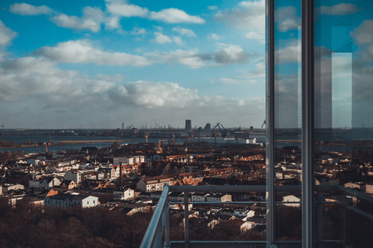 view from a london balcony